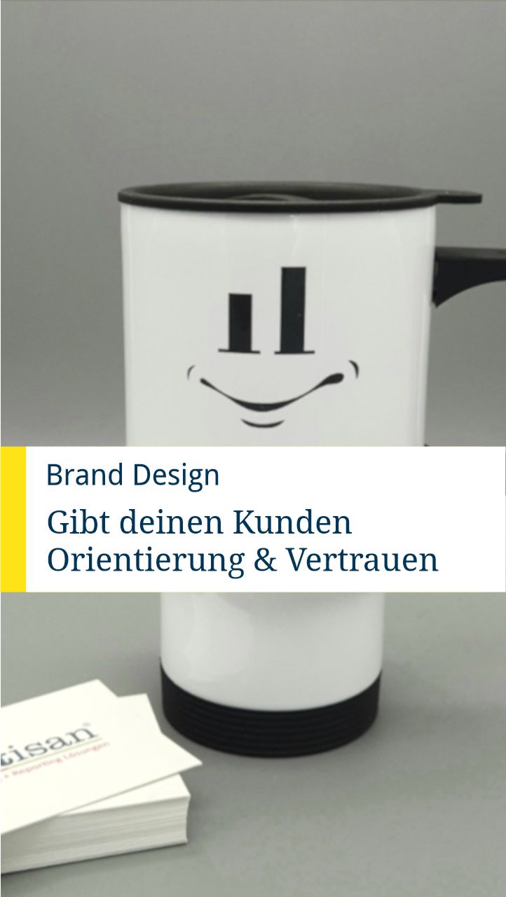 Brand Design von Silja Wolff, deutsche Grafikdesignerin, Visitenkarten mit Corporate Logo und Maskottchen für ein Consulting Unternehmen, minimalistischer Stil mit positiver Ästhetik